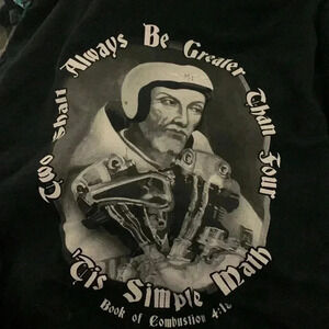 GILDAN Two Shall Always be Greater then Four men's size large T-shirt